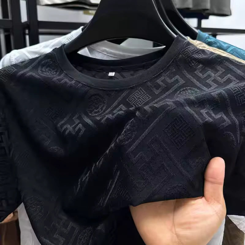 Men’s Cool Touch Patterned T-Shirt