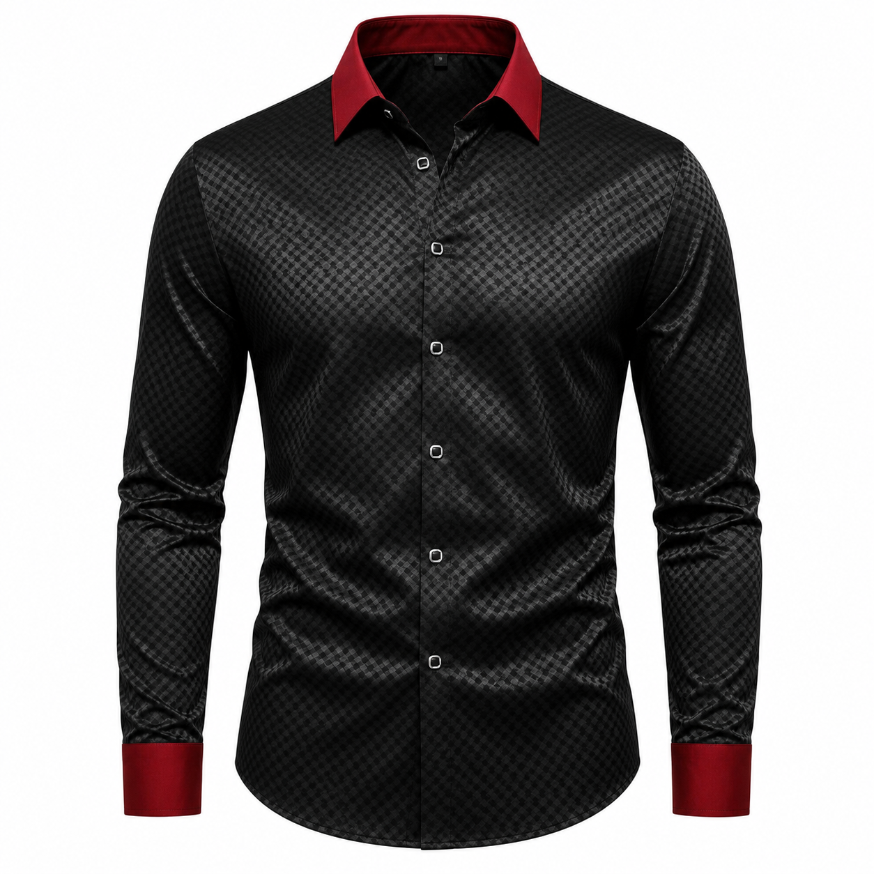 Men’s Luxury Contrast Collar Dress Shirt