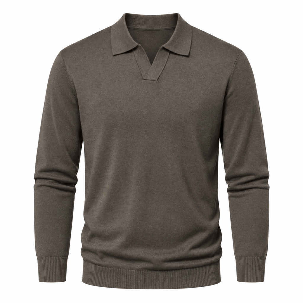 Men’s V-Neck Wool Sweater