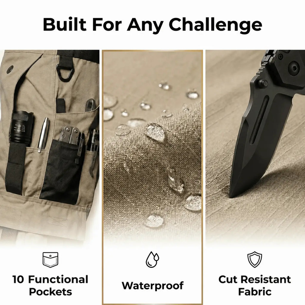 Arzadea ArmorTech Tactical Trousers - Built for Any Condition