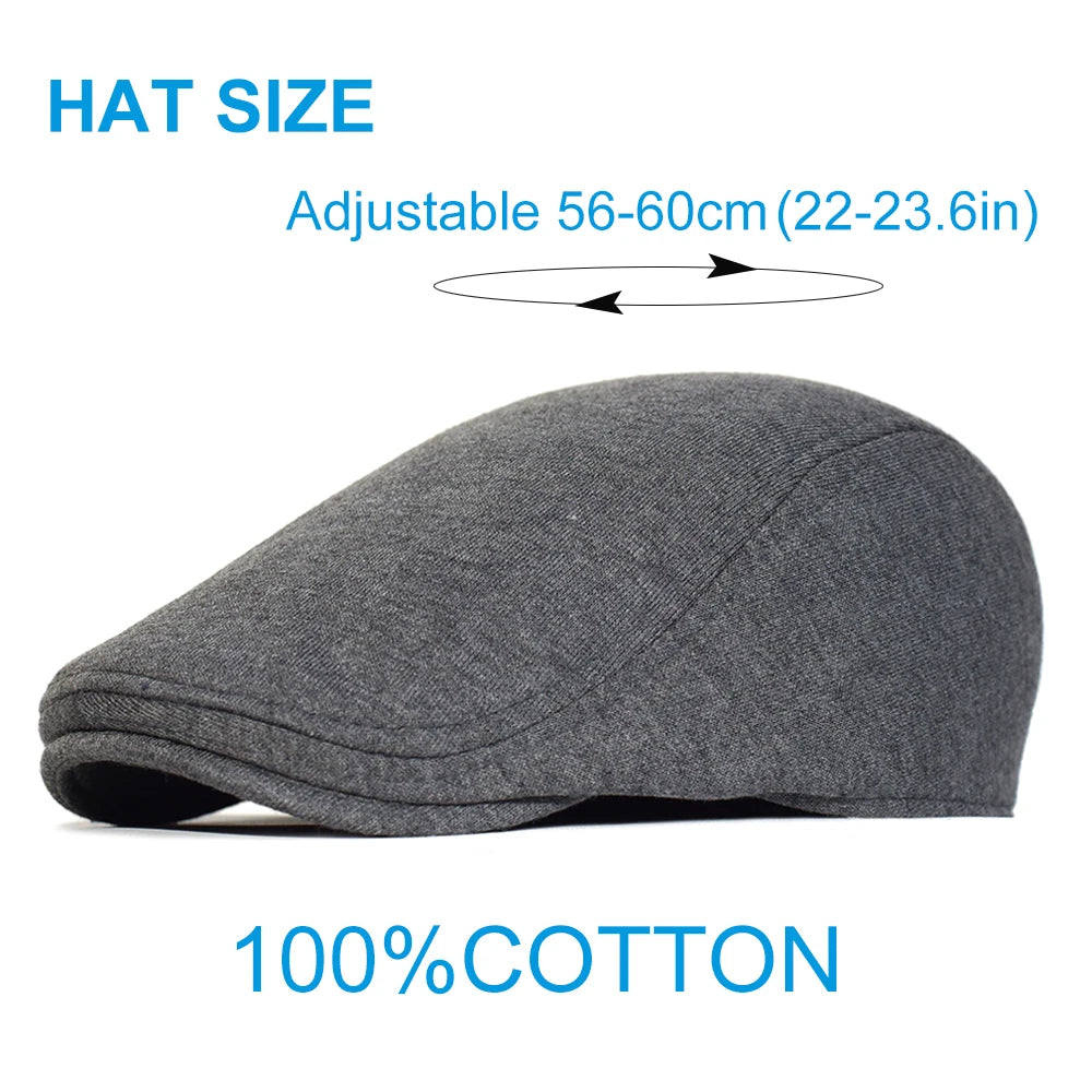 Classic Cotton Flat Cap