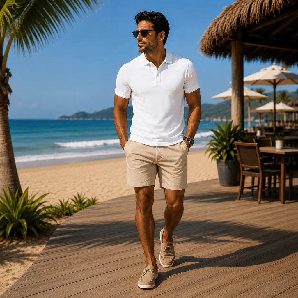 Arzadea Men’s Summer Polo — All-Day Style