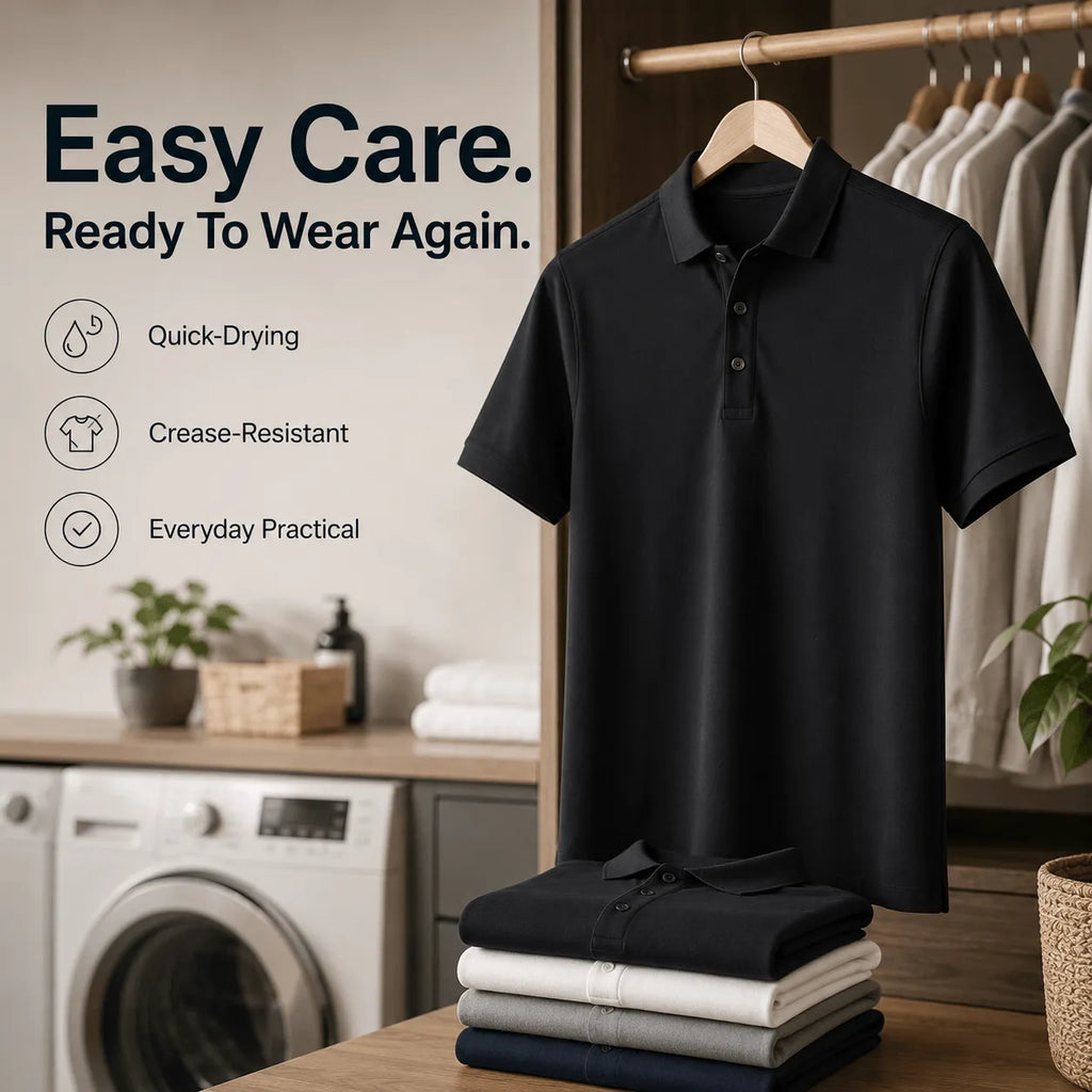 Arzadea Men’s Summer Polo — All-Day Style