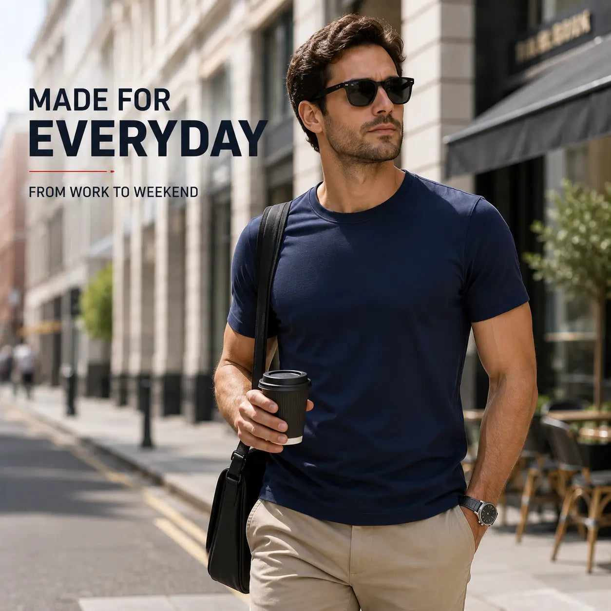 Men’s Versatile Everyday T-Shirt — Lightweight & Breathable
