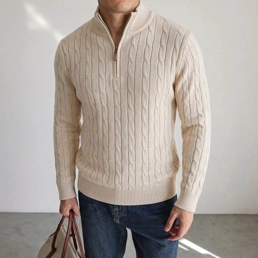 Men’s Smart Half-Zip Sweater