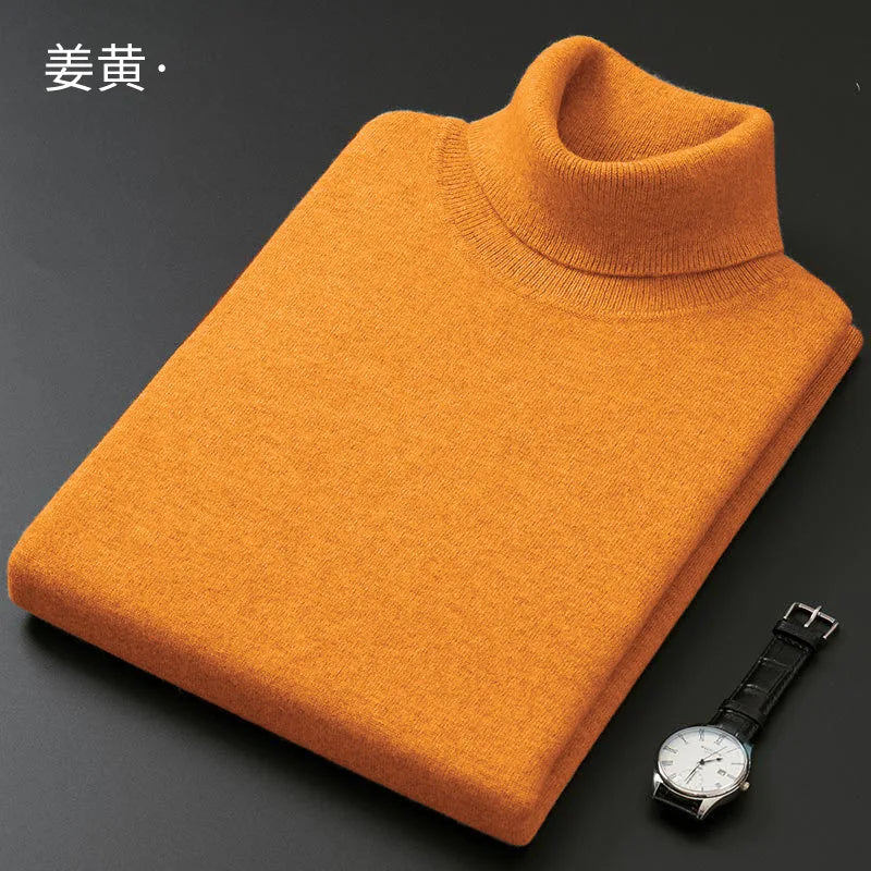 Men’s Cashmere Blend Turtleneck.
