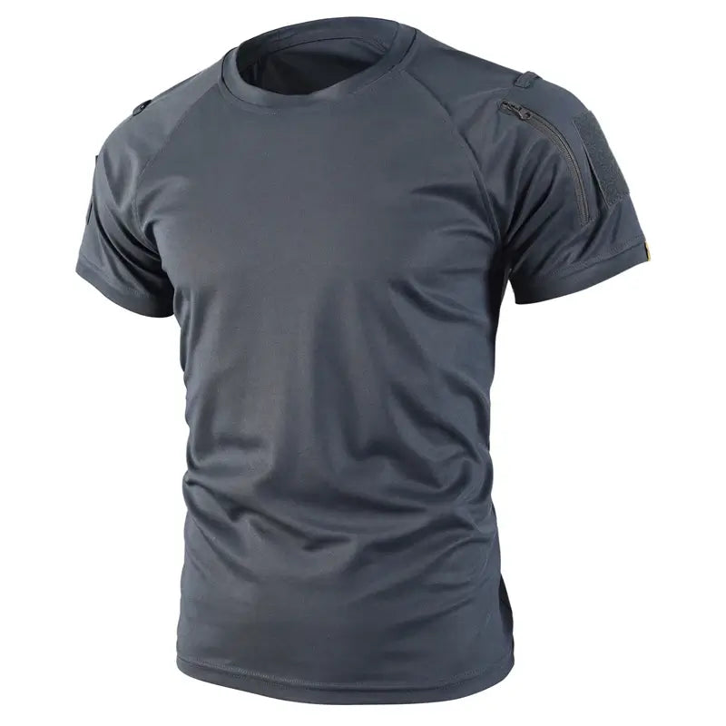 Men’s Quick-Dry Tactical Shirt – Breathable Stretch Tee for Outdoor Activities