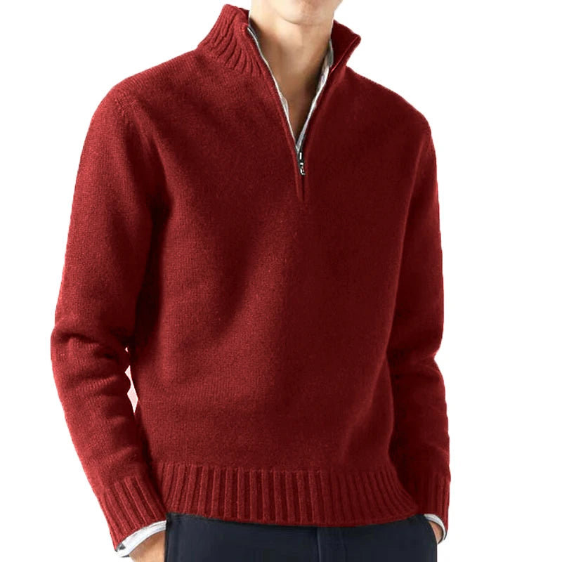 Men’s Turtleneck Knit Sweater