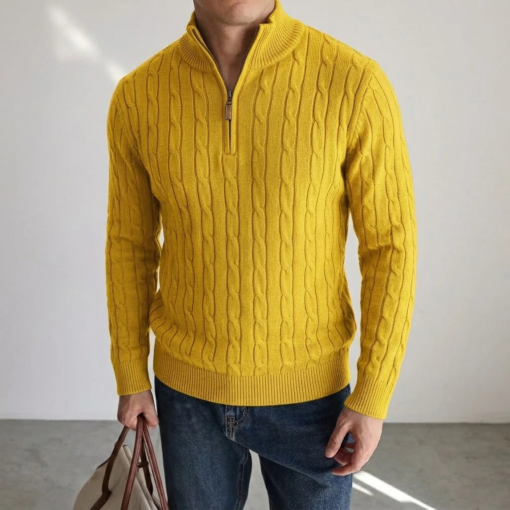 Men’s Smart Half-Zip Sweater