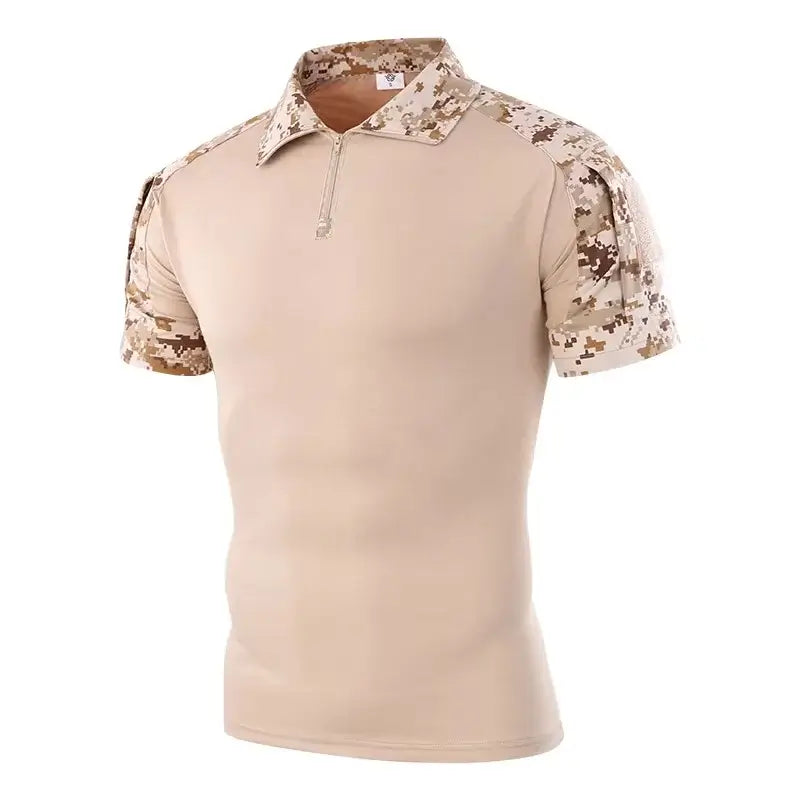 Men’s Quick-Dry Tactical Camo T-Shirt – All-Day Comfort Outdoor Tee