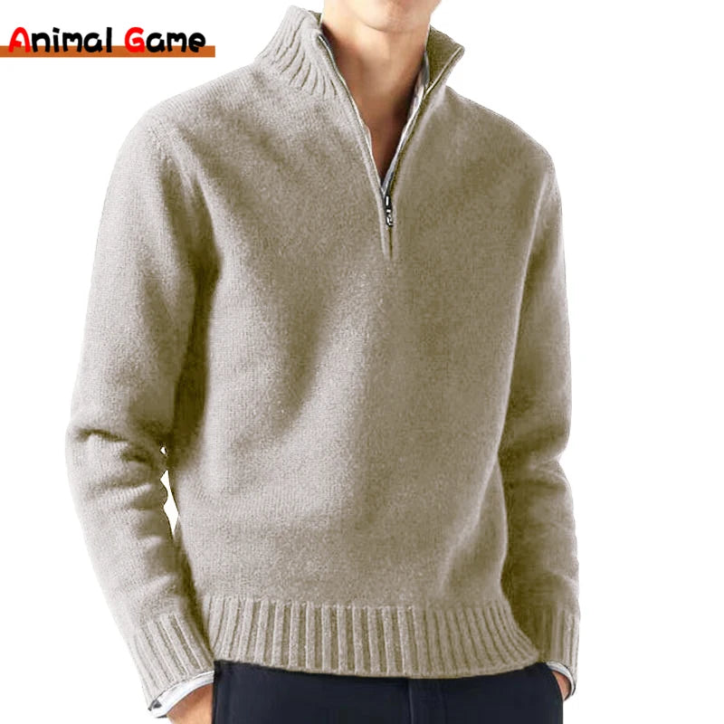 Men’s Turtleneck Knit Sweater