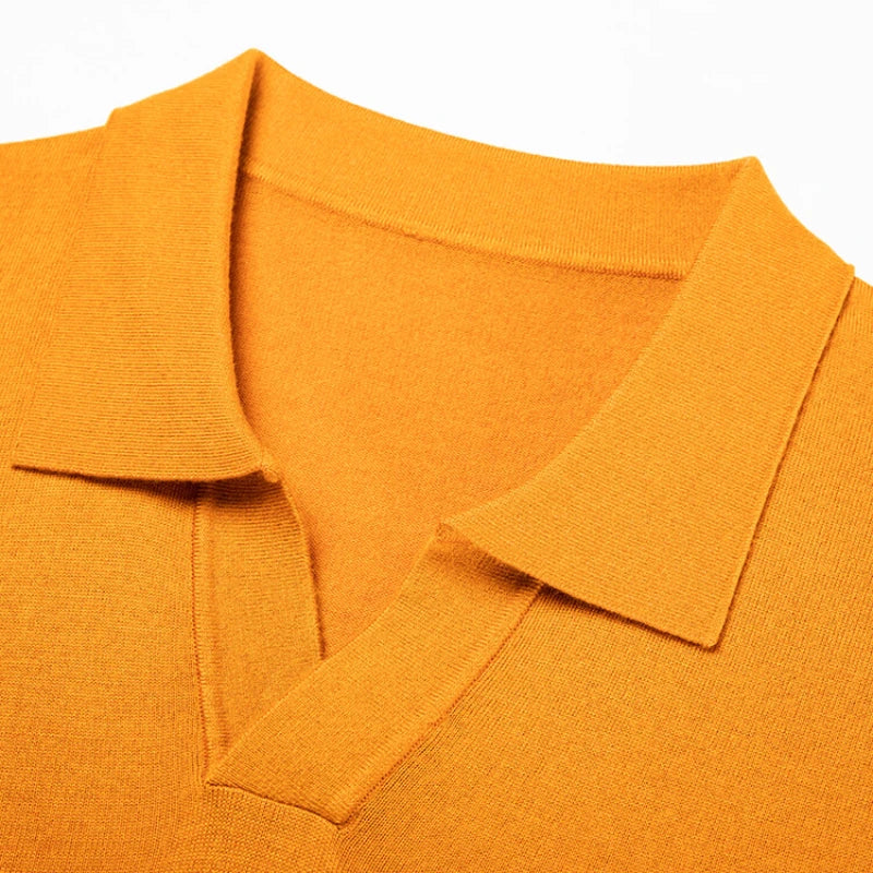 Men’s V-Neck Wool Sweater