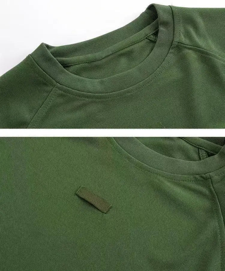 Men’s Quick-Dry Tactical Shirt – Breathable Stretch Tee for Outdoor Activities