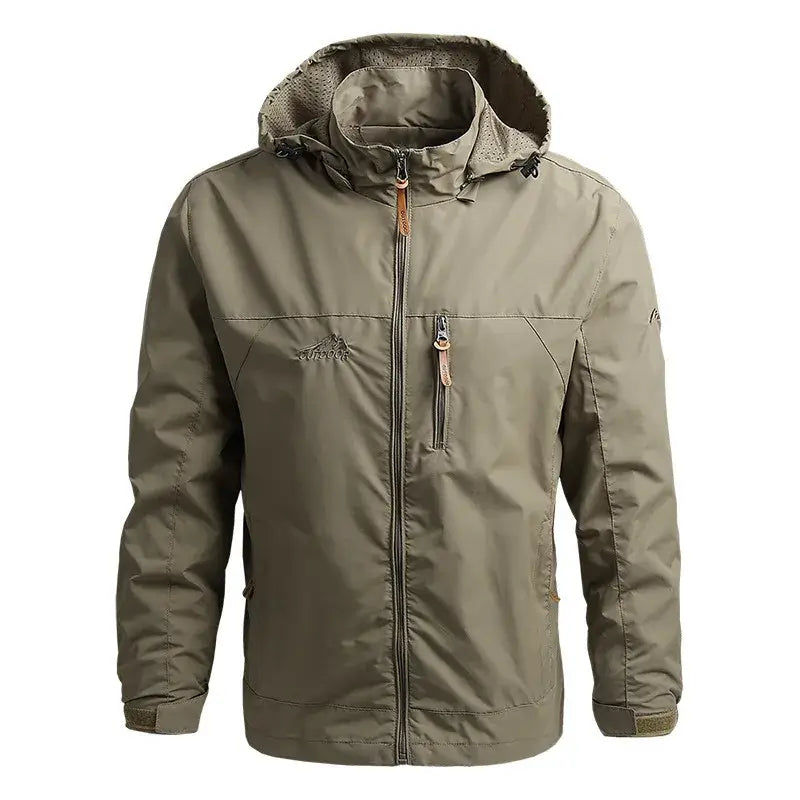 Men’s Waterproof Tactical Windbreaker – Outdoor Adventures Jacket