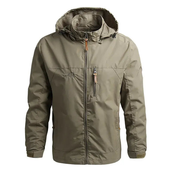 Men’s Waterproof Tactical Windbreaker – Outdoor Adventures Jacket