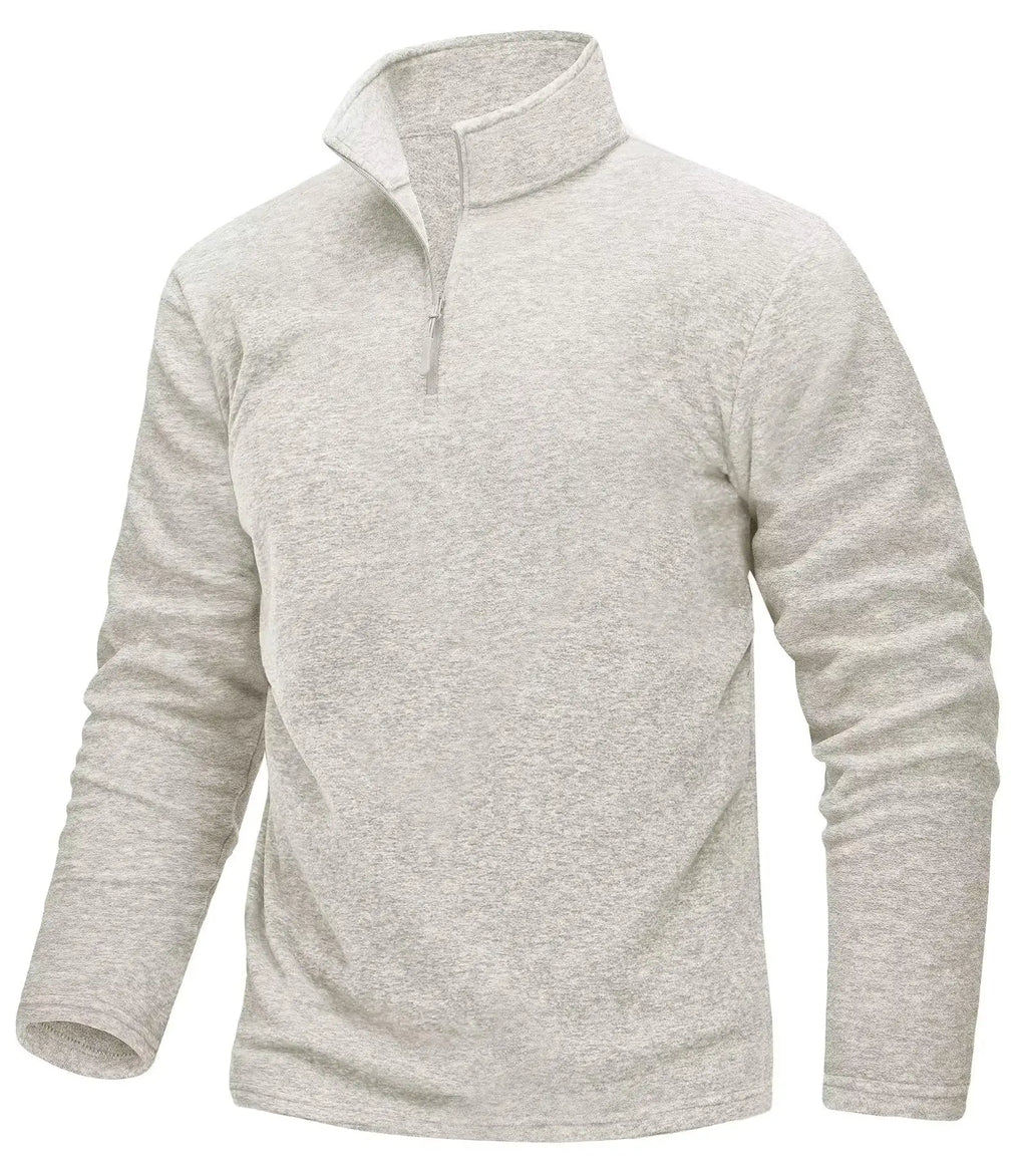Men’s Quarter-Zip Fleece Sweater