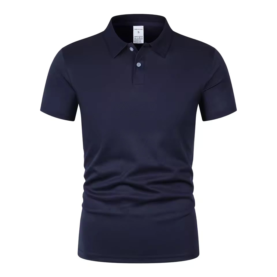 Men's essential summer polo in Navy