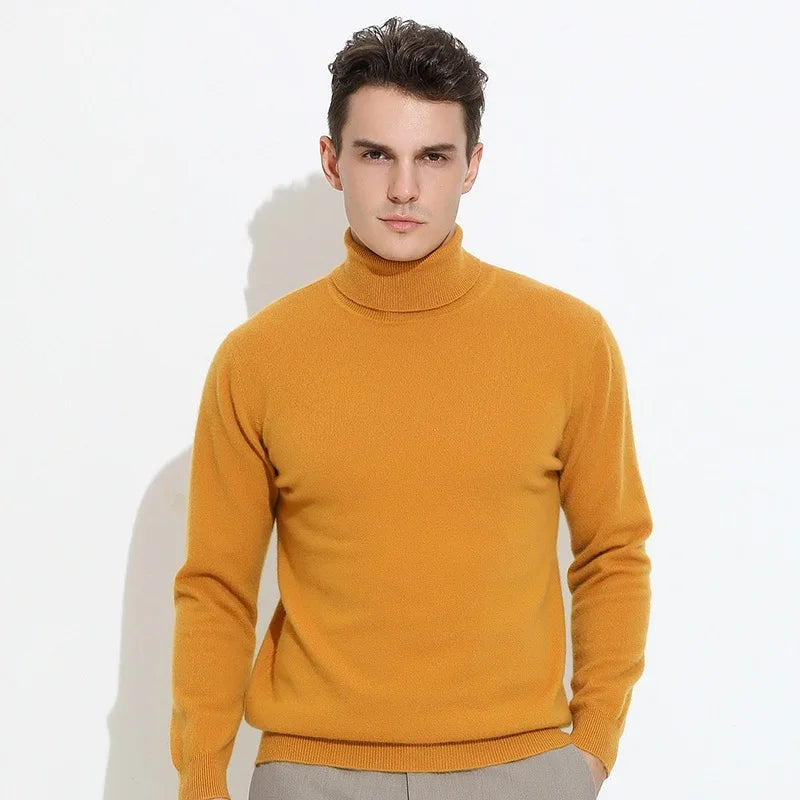 Men’s Cashmere Blend Turtleneck.