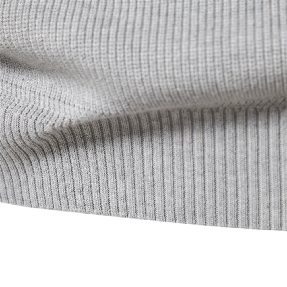 Men’s Zip-Up Knit Cardigan
