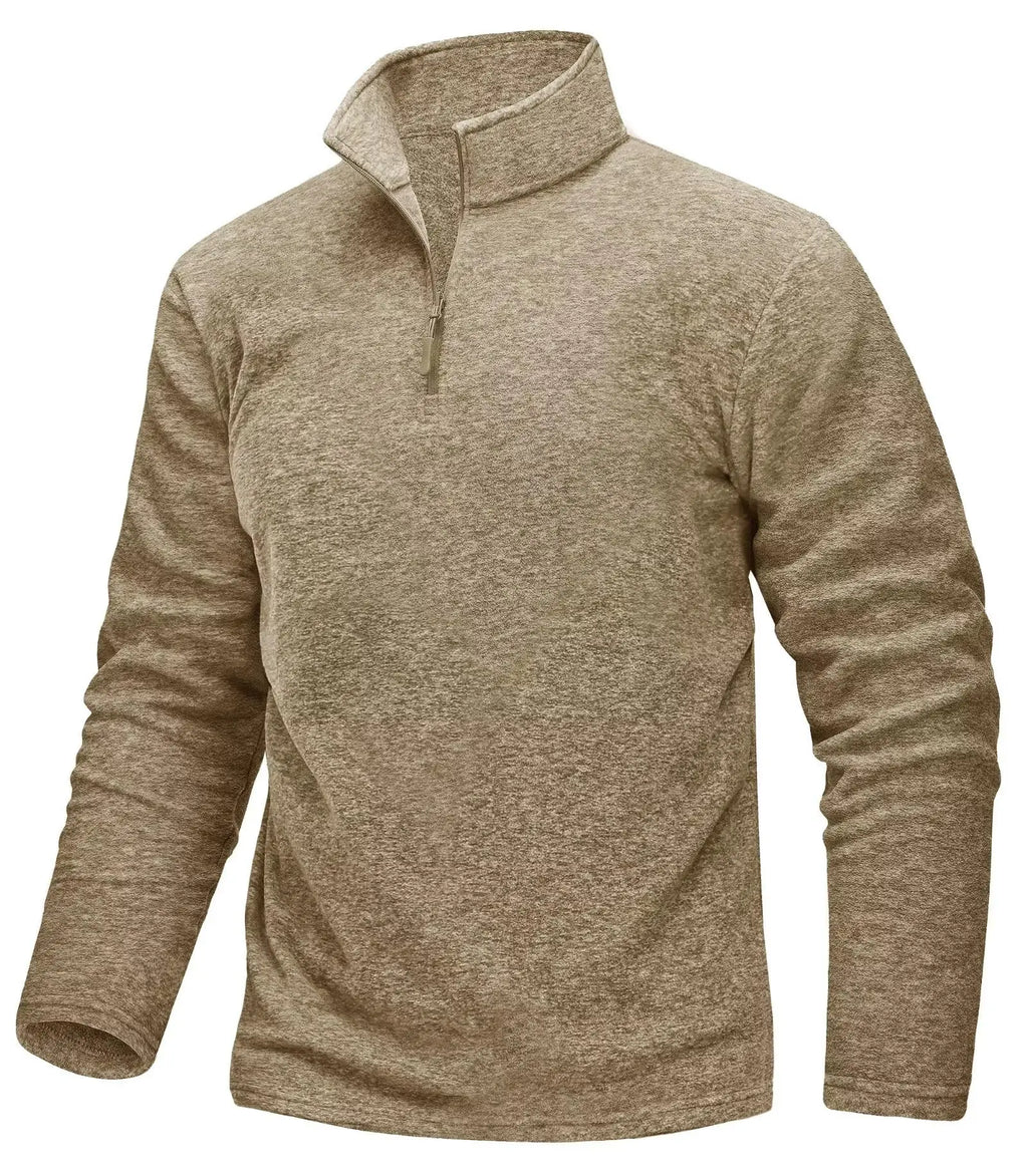Men’s Quarter-Zip Fleece Sweater