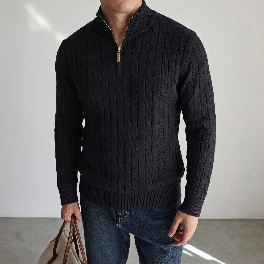 Men’s Smart Half-Zip Sweater