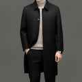 Cashmere Blend Mid-Length Coat