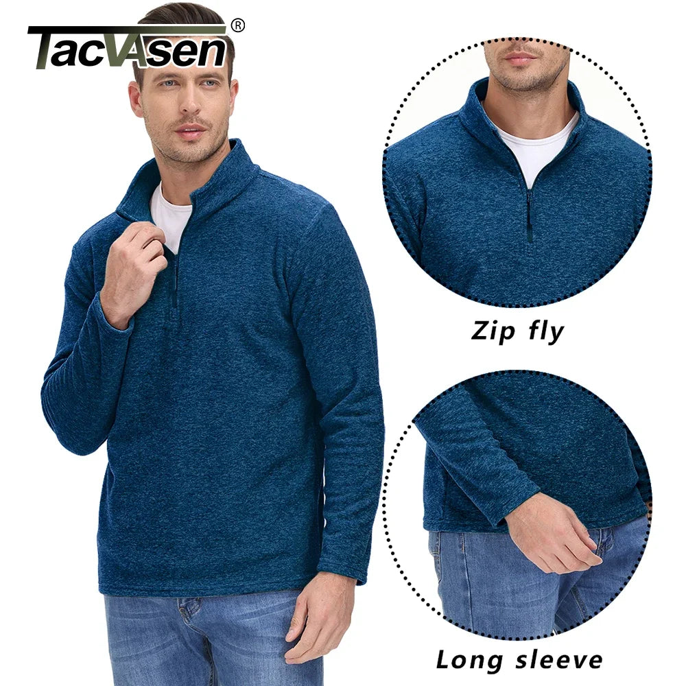 Men’s Quarter-Zip Fleece Sweater