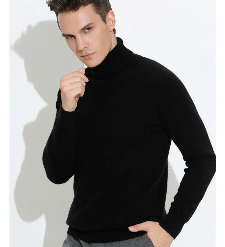 Men’s Cashmere Blend Turtleneck.