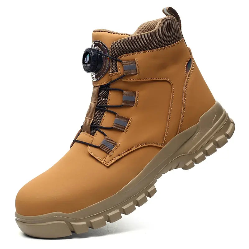 Waterproof Safety Work Boots - Feet Dry and Protected.