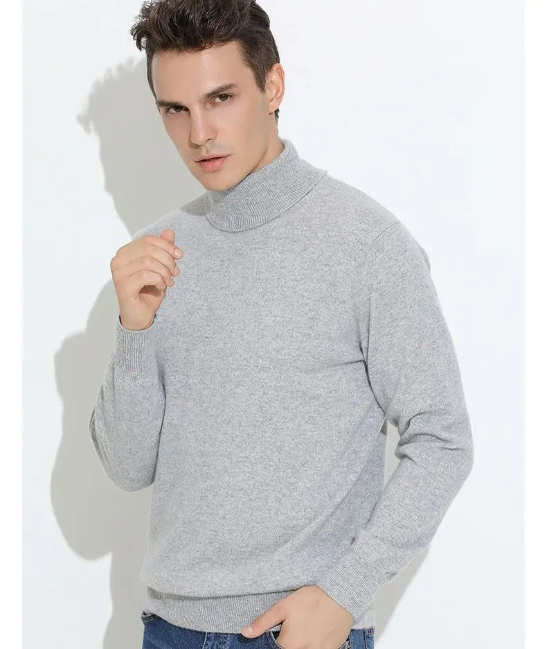 Men’s Cashmere Blend Turtleneck.