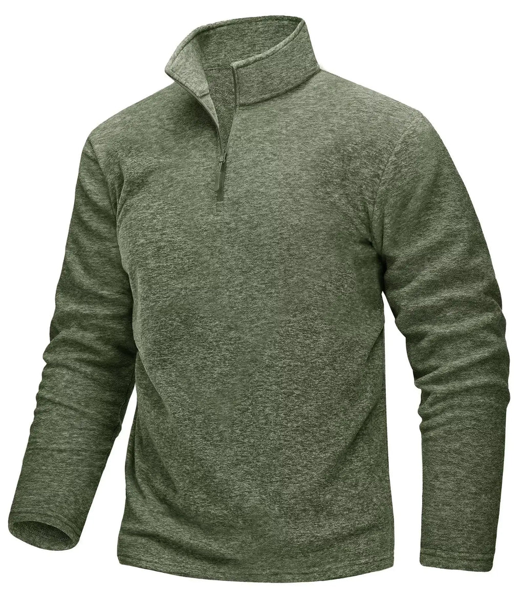 Men’s Quarter-Zip Fleece Sweater