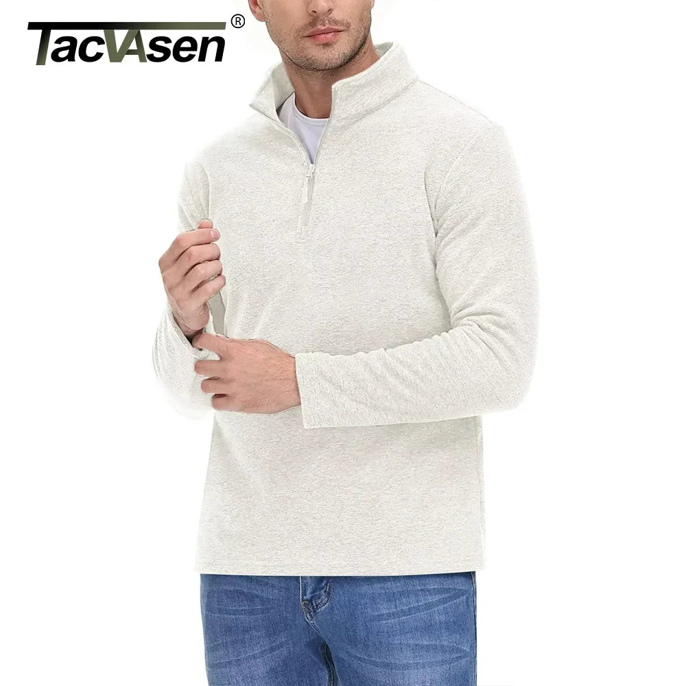 Men’s Quarter-Zip Fleece Sweater