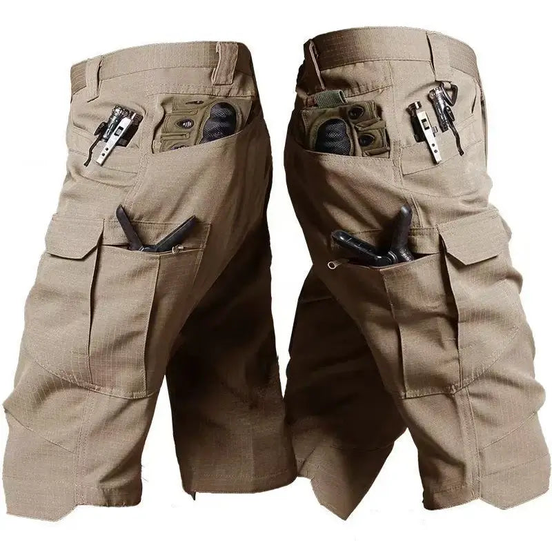 Men’s Ripstop Tactical Shorts – Outdoor Multi-Pocket Summer Shorts