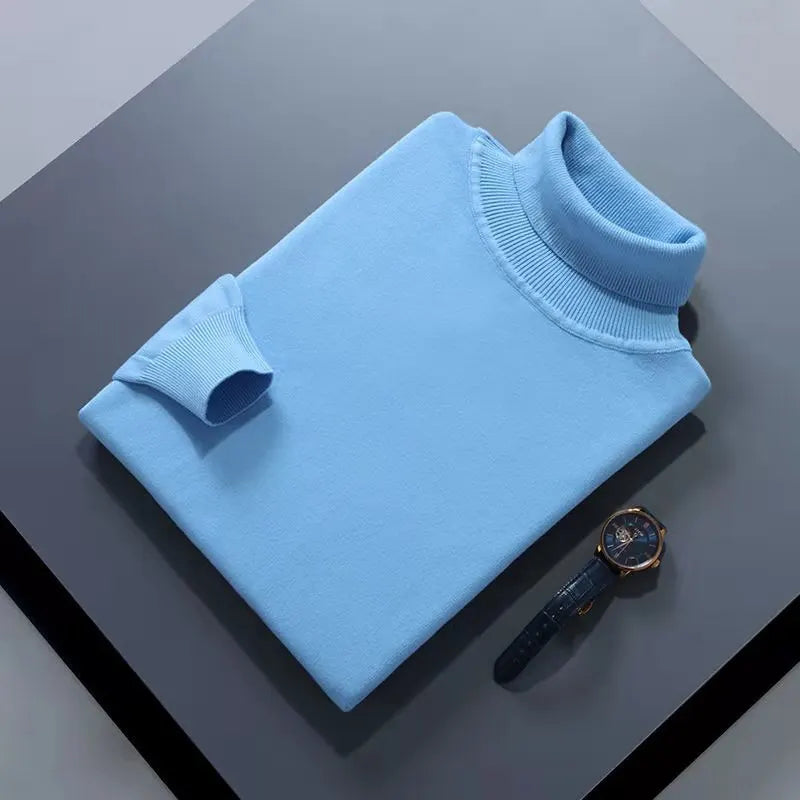 Men’s Cashmere Blend Turtleneck.