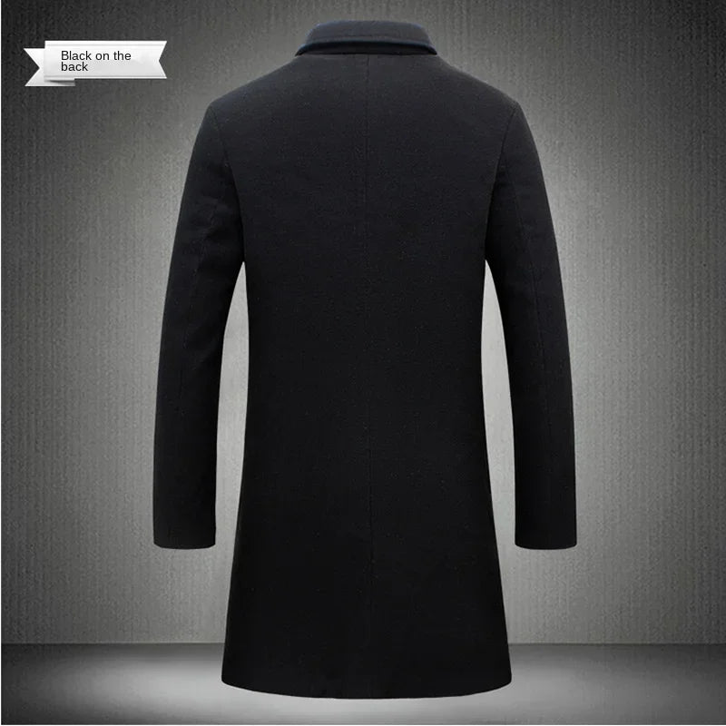 Wool Blend Long Coat