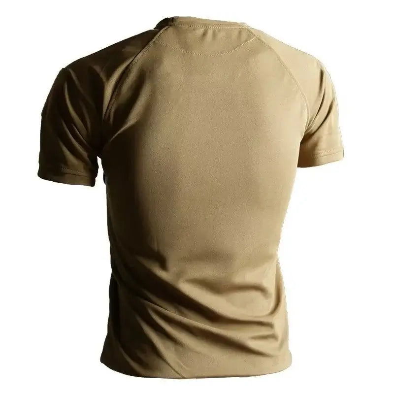 Men’s Quick-Dry Tactical Shirt – Breathable Stretch Tee for Outdoor Activities