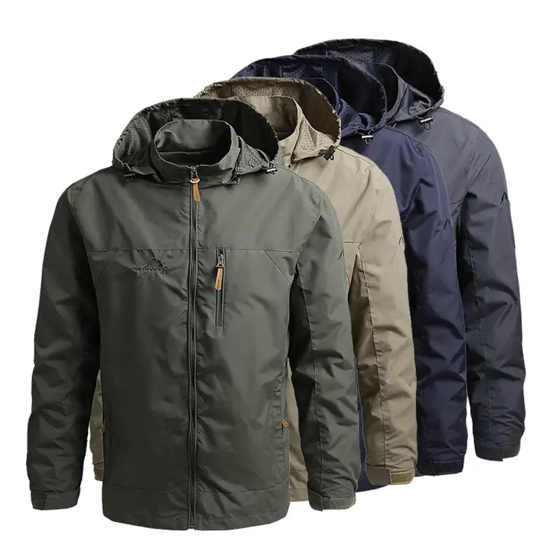 Men’s Waterproof Tactical Windbreaker – Outdoor Adventures Jacket
