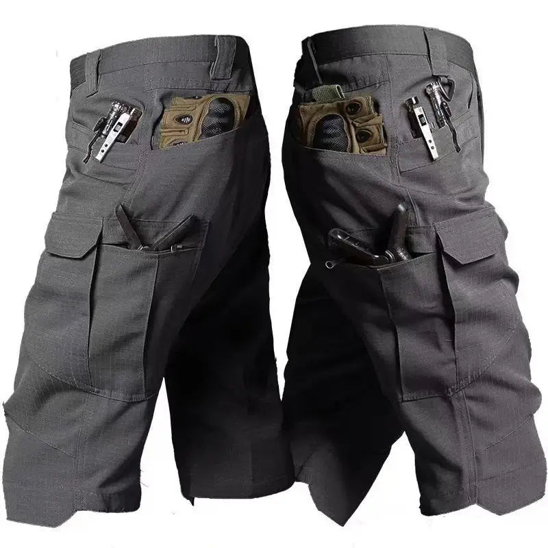 Men’s Ripstop Tactical Shorts – Outdoor Multi-Pocket Summer Shorts
