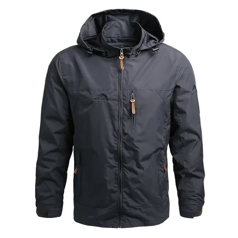 Men’s Waterproof Tactical Windbreaker – Outdoor Adventures Jacket