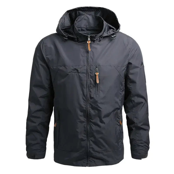Men’s Waterproof Tactical Windbreaker – Outdoor Adventures Jacket