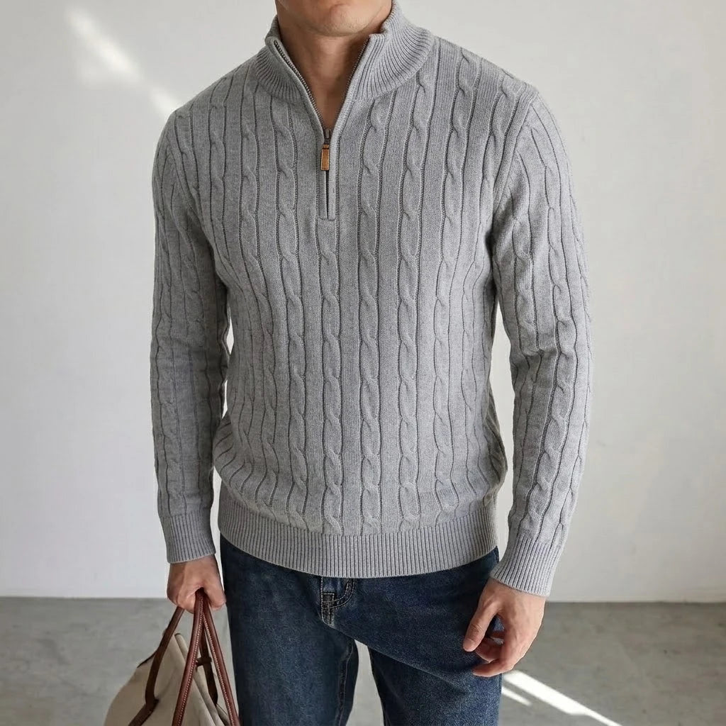 Men’s Smart Half-Zip Sweater