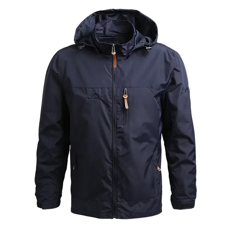 Men’s Waterproof Tactical Windbreaker – Outdoor Adventures Jacket