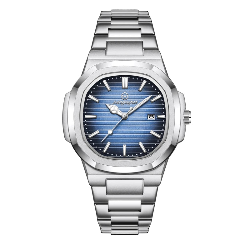 Square Stainless Steel Military Watch