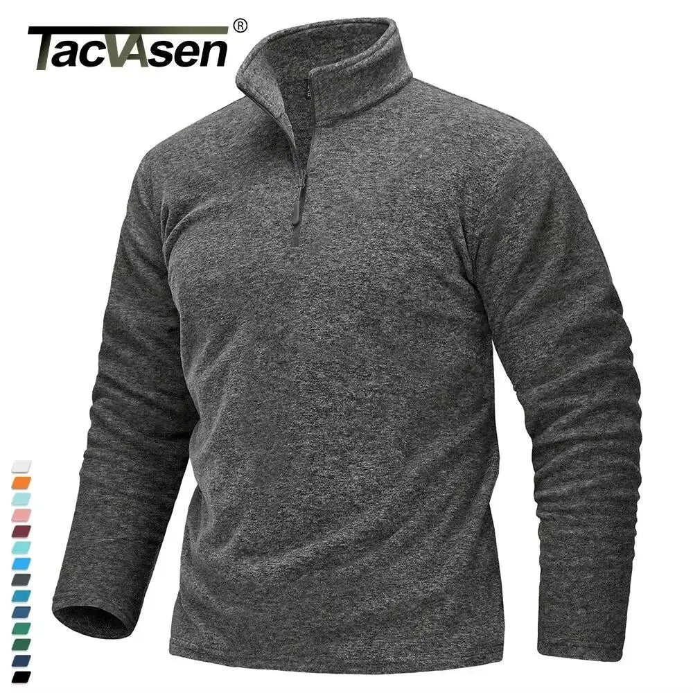 Men’s Quarter-Zip Fleece Sweater