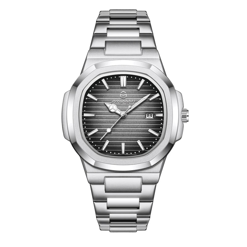 Square Stainless Steel Military Watch