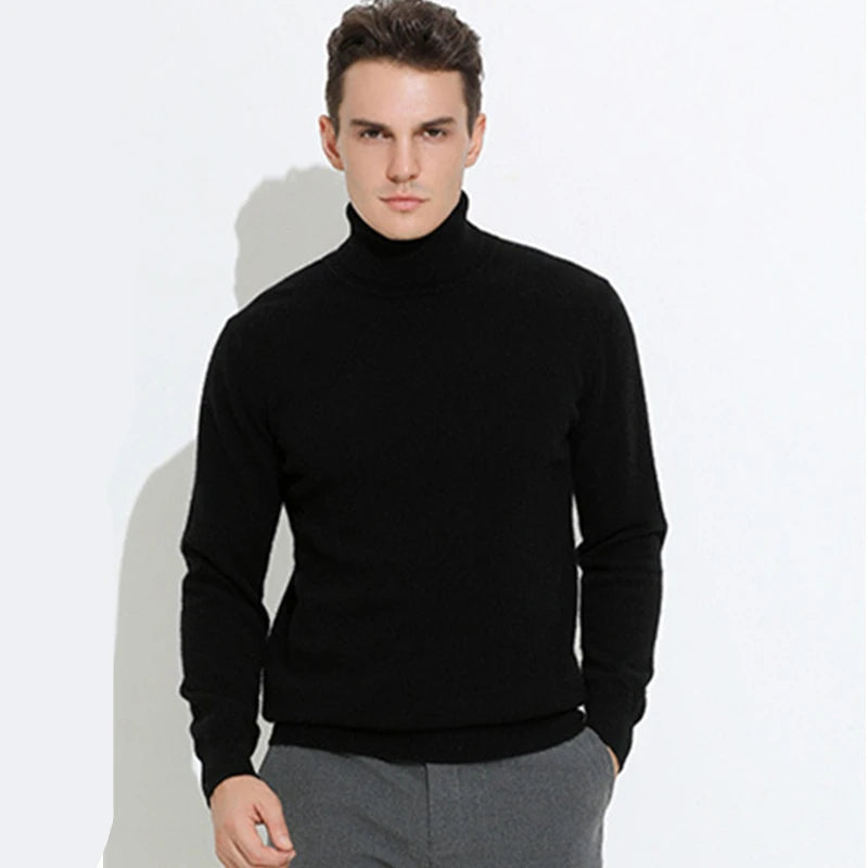 Men’s Cashmere Blend Turtleneck.