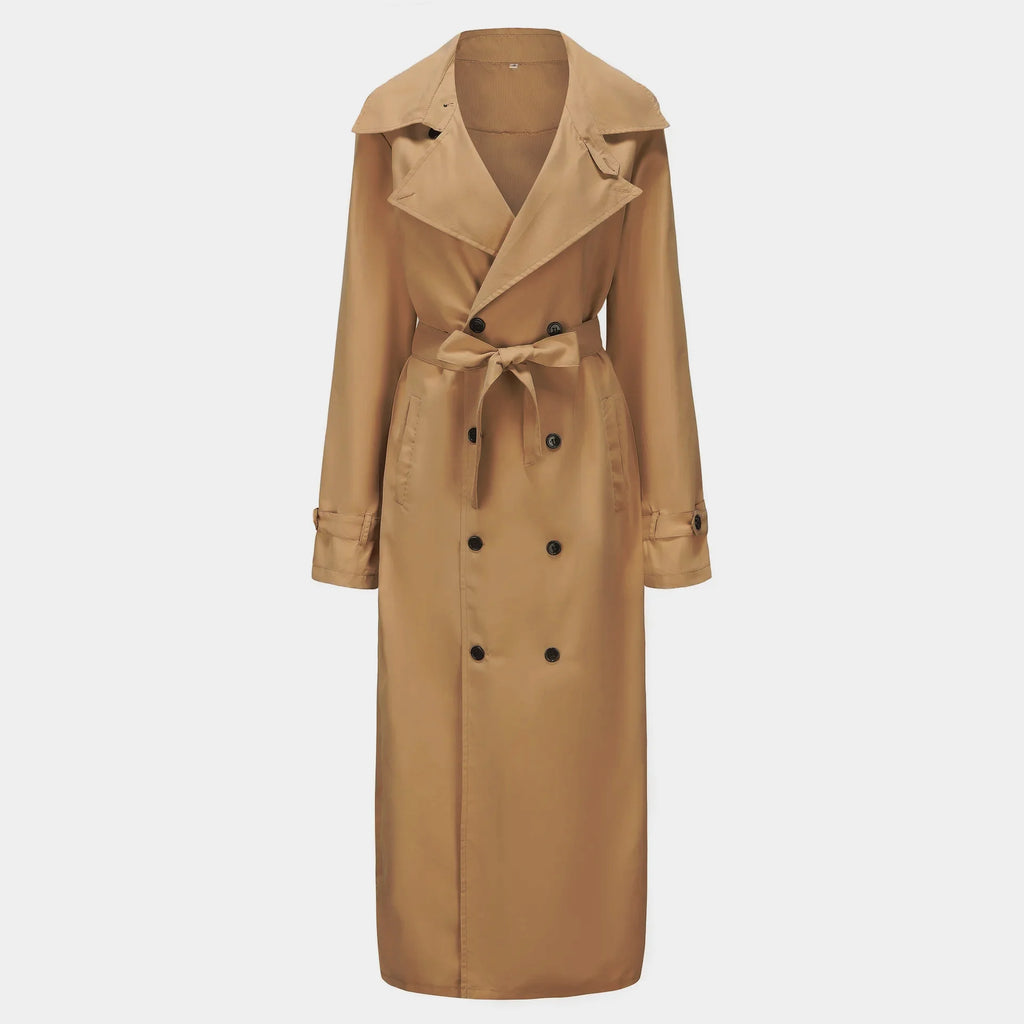 British Style Long Trench Coat