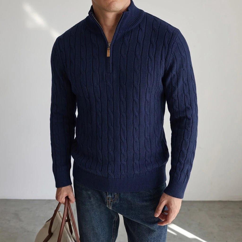 Men’s Smart Half-Zip Sweater