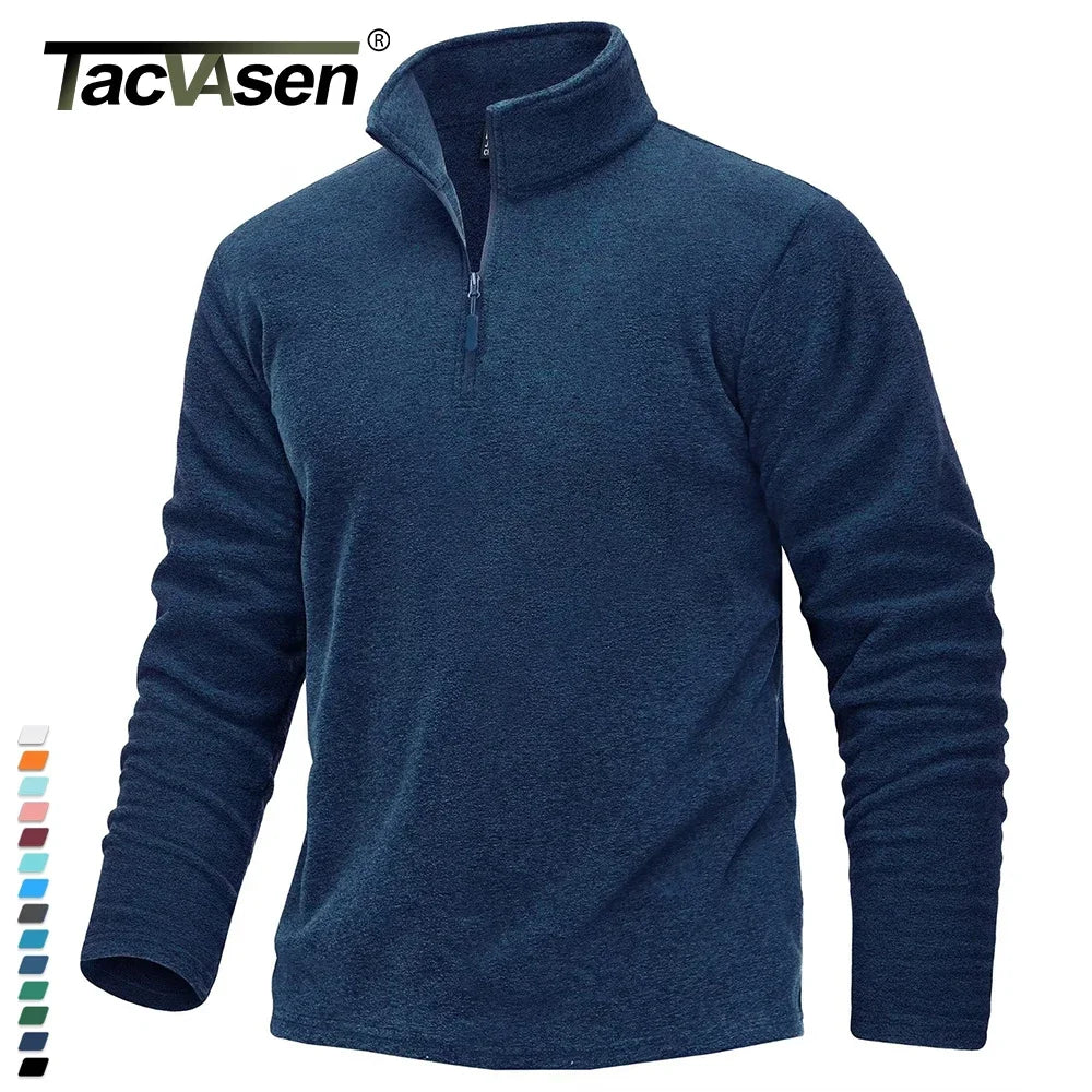 Men’s Quarter-Zip Fleece Sweater