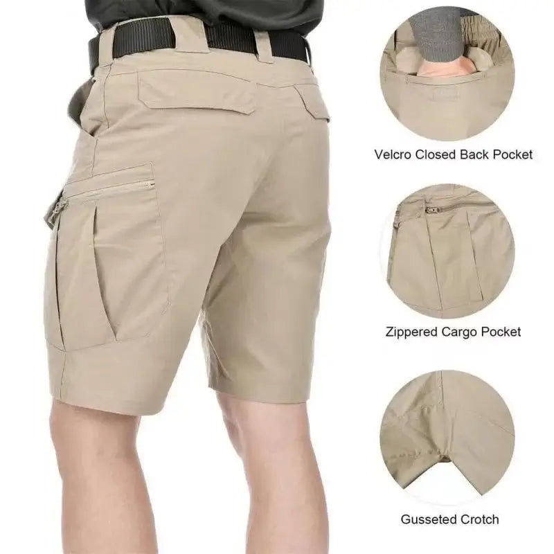 Men’s Ripstop Tactical Shorts – Outdoor Multi-Pocket Summer Shorts